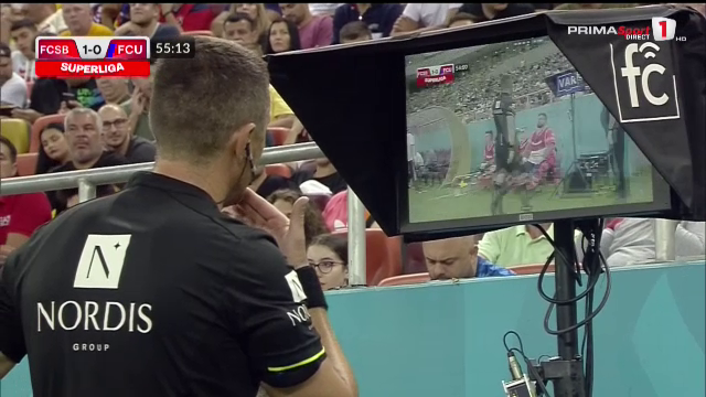 A cedat VAR-ul pe Arena Națională! Cojocaru mai că a văzut tot meciul în reluare până să dea penalty pentru FCU_5