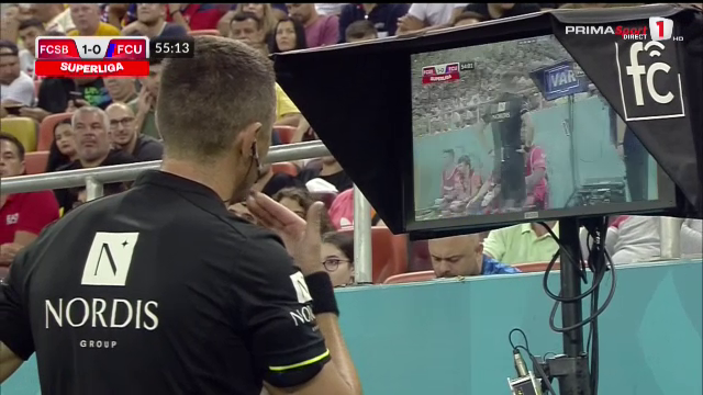 A cedat VAR-ul pe Arena Națională! Cojocaru mai că a văzut tot meciul în reluare până să dea penalty pentru FCU_6