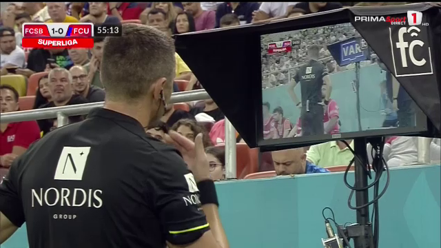 A cedat VAR-ul pe Arena Națională! Cojocaru mai că a văzut tot meciul în reluare până să dea penalty pentru FCU_7