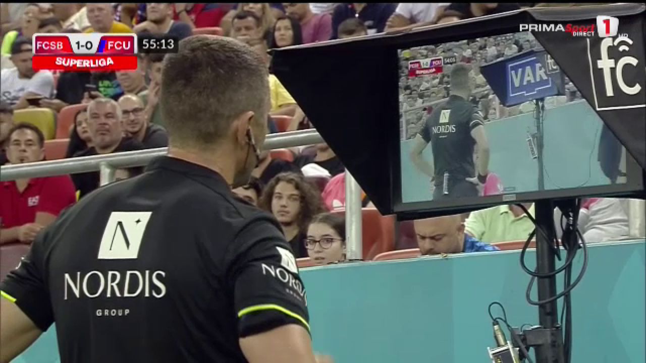 A cedat VAR-ul pe Arena Națională! Cojocaru mai că a văzut tot meciul în reluare până să dea penalty pentru FCU_9
