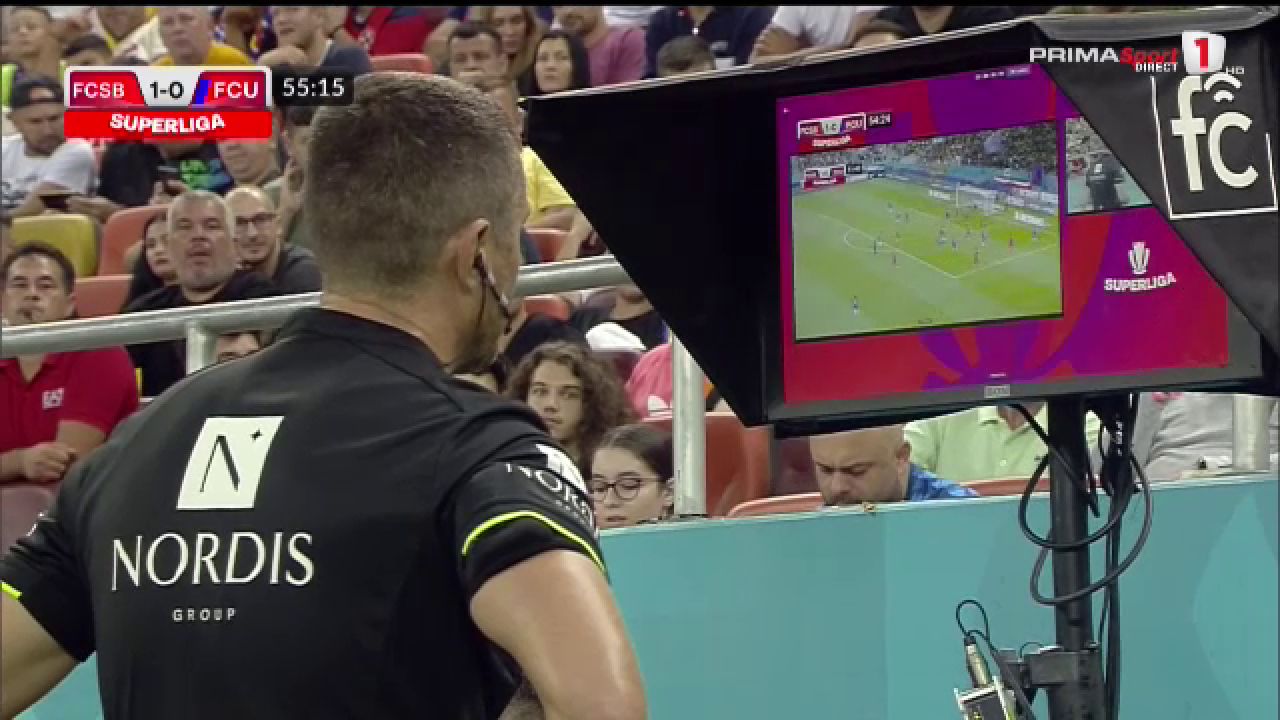 A cedat VAR-ul pe Arena Națională! Cojocaru mai că a văzut tot meciul în reluare până să dea penalty pentru FCU_20