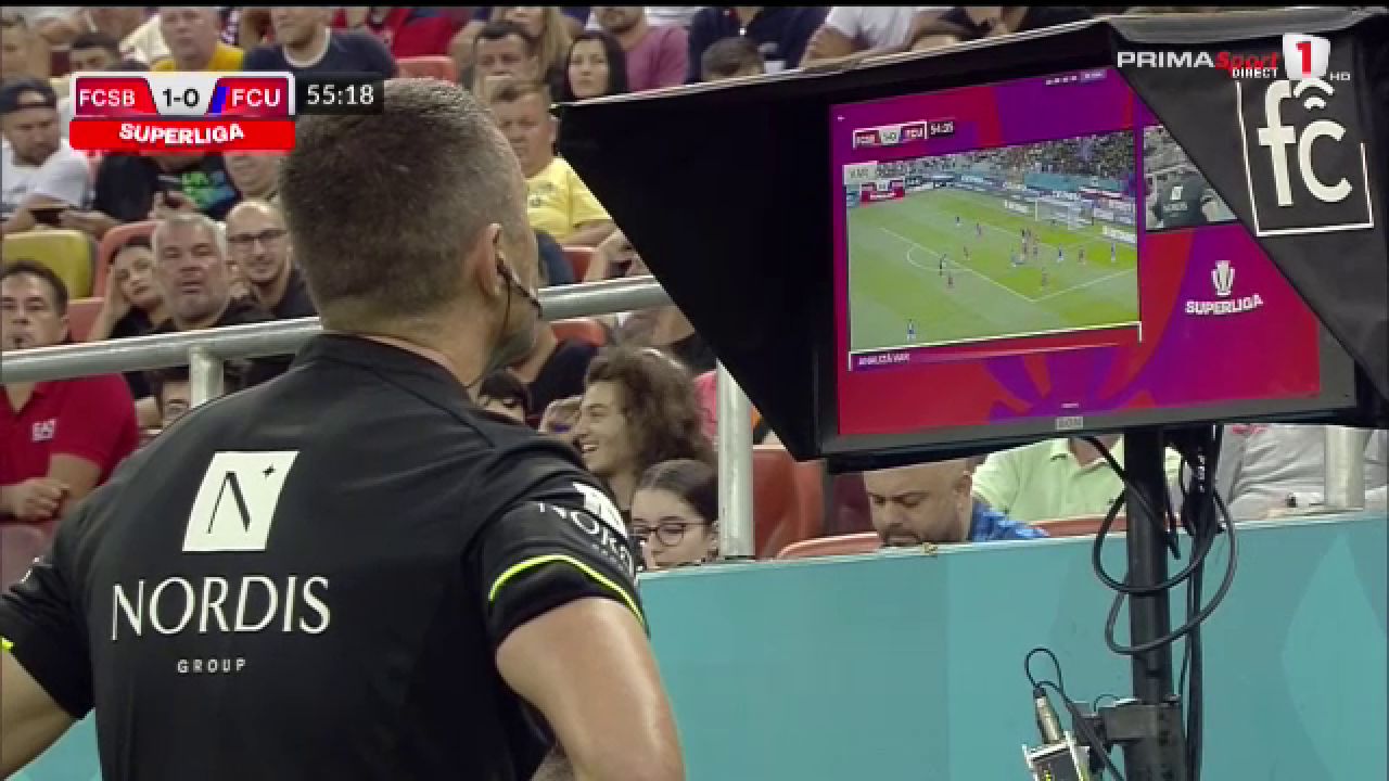 A cedat VAR-ul pe Arena Națională! Cojocaru mai că a văzut tot meciul în reluare până să dea penalty pentru FCU_32