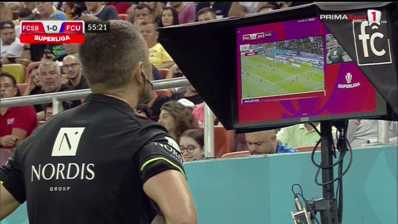 A cedat VAR-ul pe Arena Națională! Cojocaru mai că a văzut tot meciul în reluare până să dea penalty pentru FCU_39