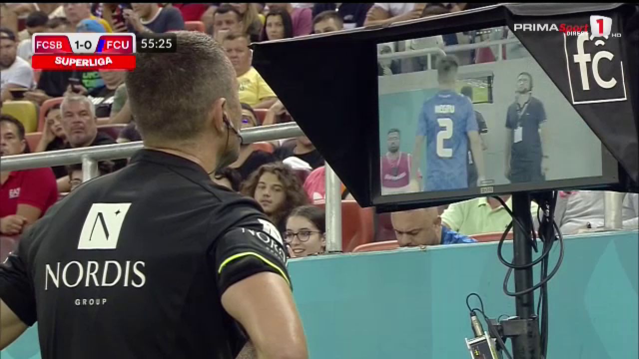 A cedat VAR-ul pe Arena Națională! Cojocaru mai că a văzut tot meciul în reluare până să dea penalty pentru FCU_48