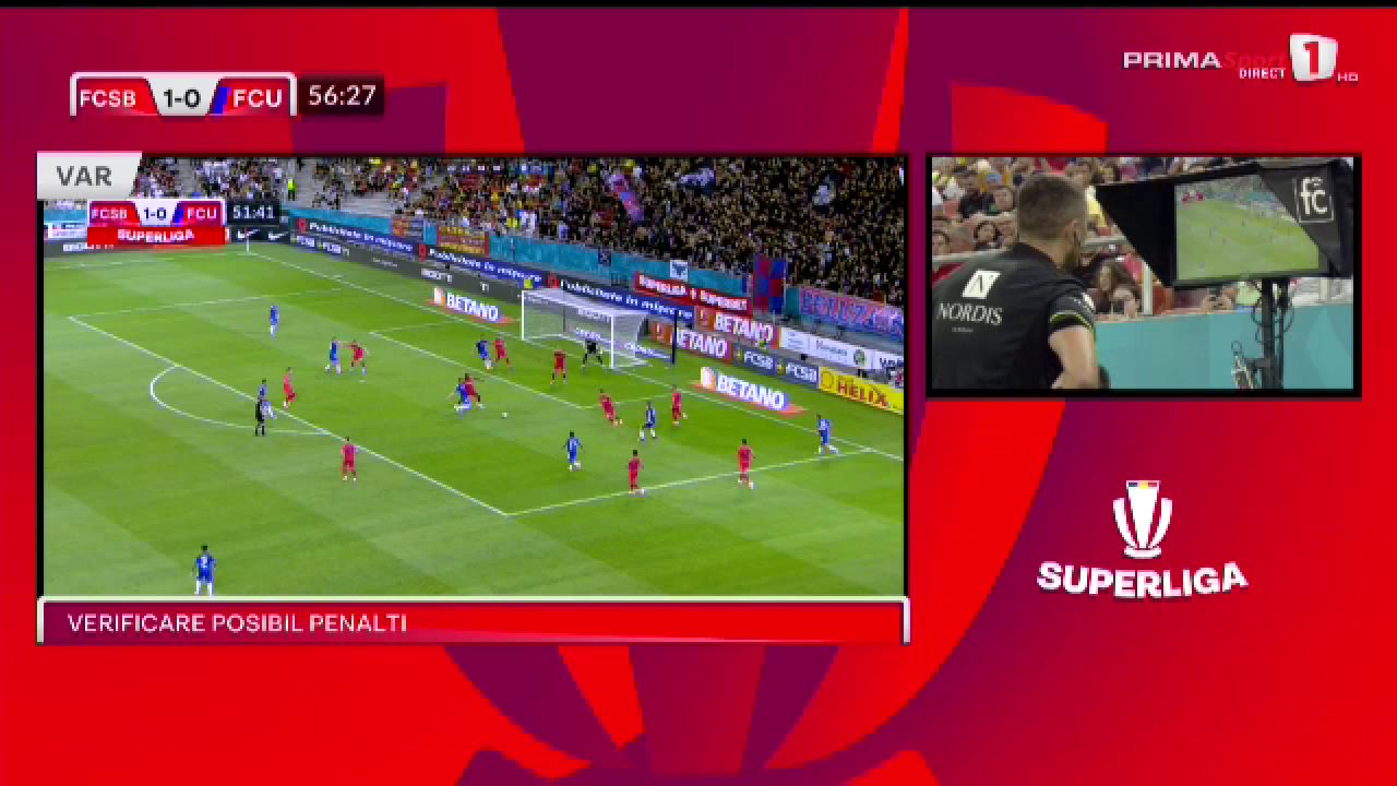 A cedat VAR-ul pe Arena Națională! Cojocaru mai că a văzut tot meciul în reluare până să dea penalty pentru FCU_77