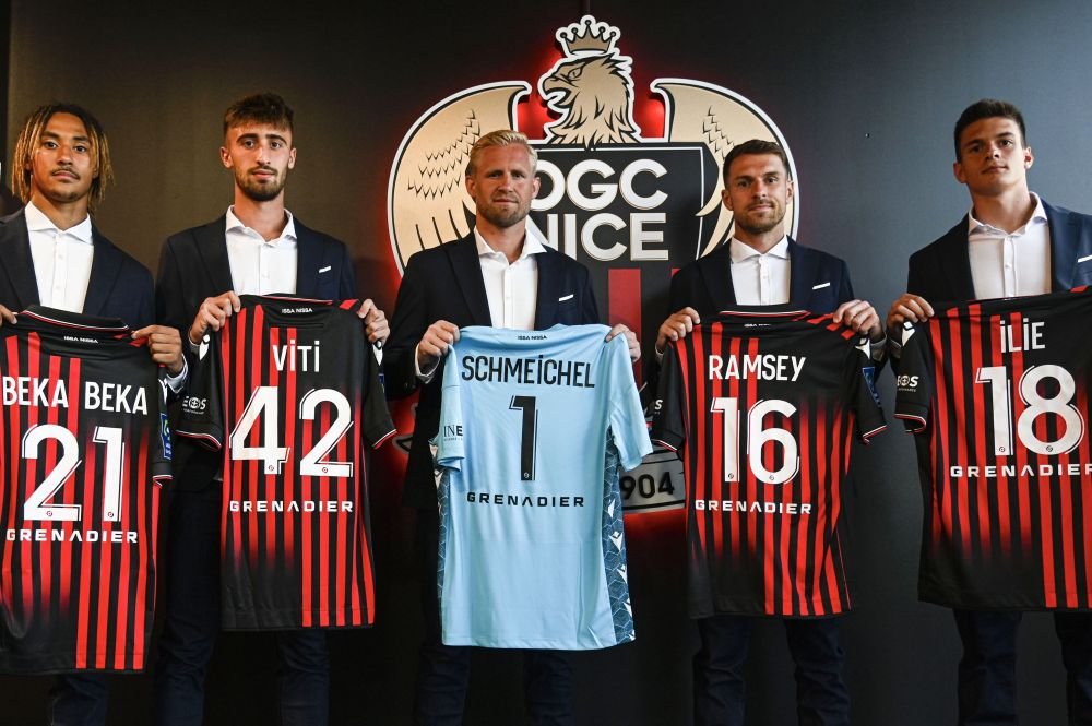 Rareș Ilie, prezentat alături de Schmeichel și Ramsey! Ce a spus românul după prima lună petrecută la Nice _2