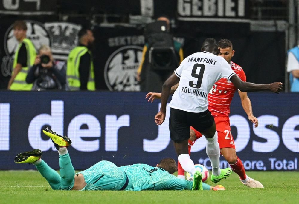 Gafă ireală a lui Neuer în meciul cu Eintracht Frankfurt! Bayern conducea cu 5-0, dar adversarul i-a furat mingea și a marcat! A înscris și Mane_6