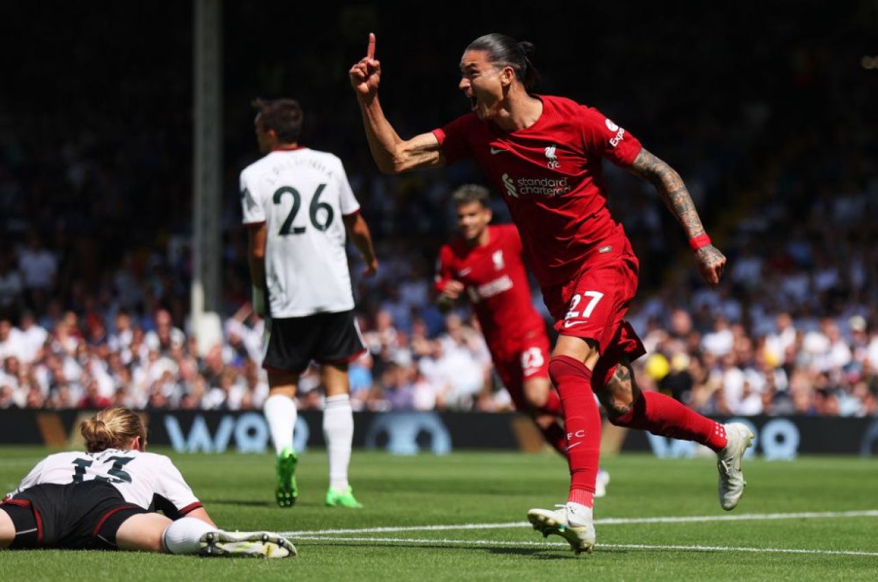 Nu e Charles Darwin, e Nunez! :) Super-gol înscris de atacantul lui FC Liverpool la doar 13 minute de la intrarea în teren _7