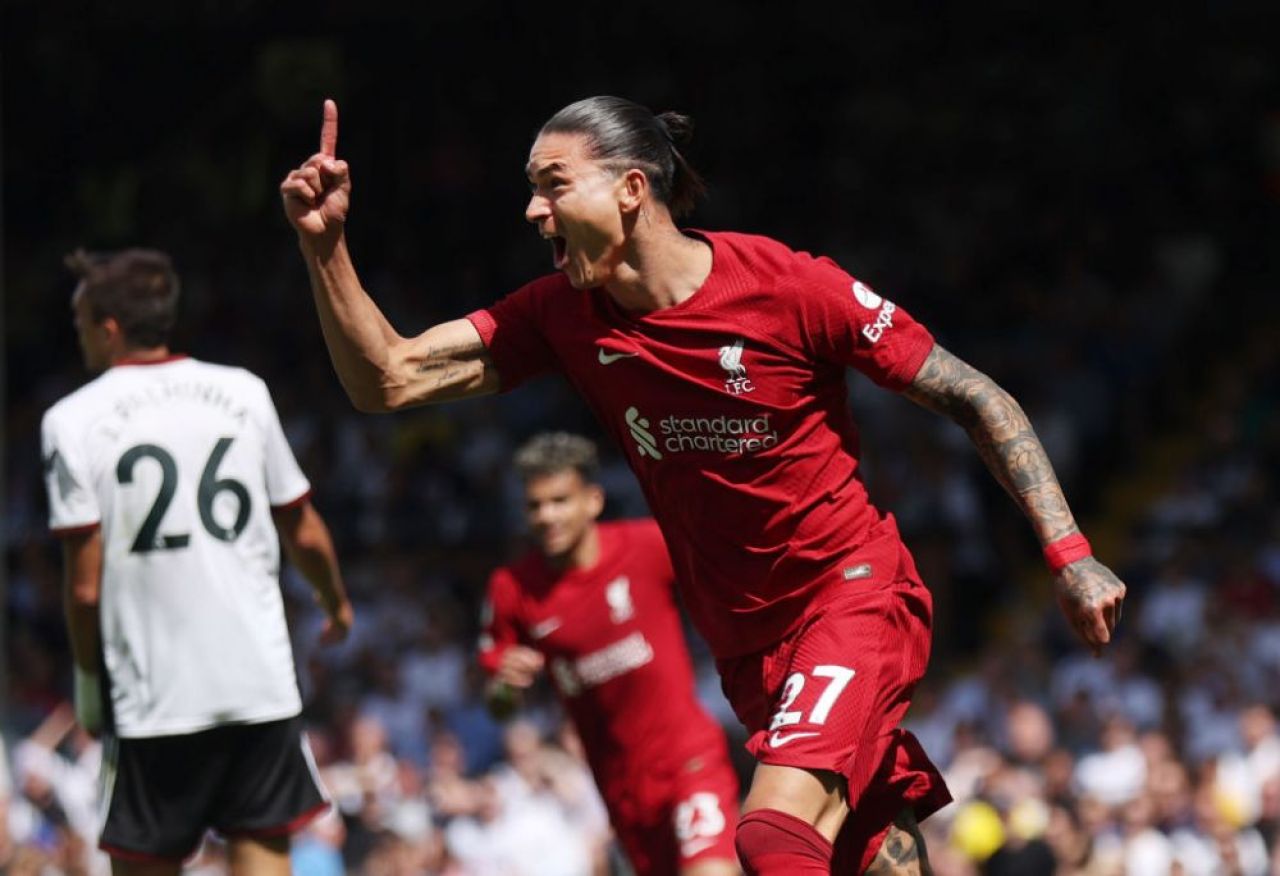 Nu e Charles Darwin, e Nunez! :) Super-gol înscris de atacantul lui FC Liverpool la doar 13 minute de la intrarea în teren _8