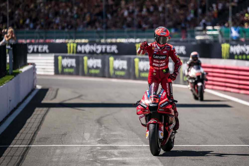 Italianul Francesco Bagnaia a c&acirc;ştigat Marele Premiu al Marii Britanii, la Silverstone