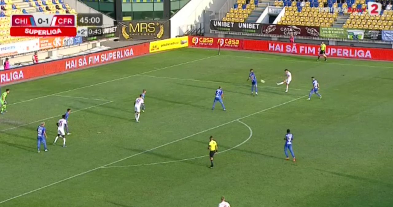 Golul sezonului? Foarfecă de senzație în Chindia - CFR Cluj. Yeboah i-a lăsat mască pe toți_1
