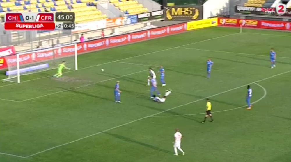 Golul sezonului? Foarfecă de senzație în Chindia - CFR Cluj. Yeboah i-a lăsat mască pe toți_4
