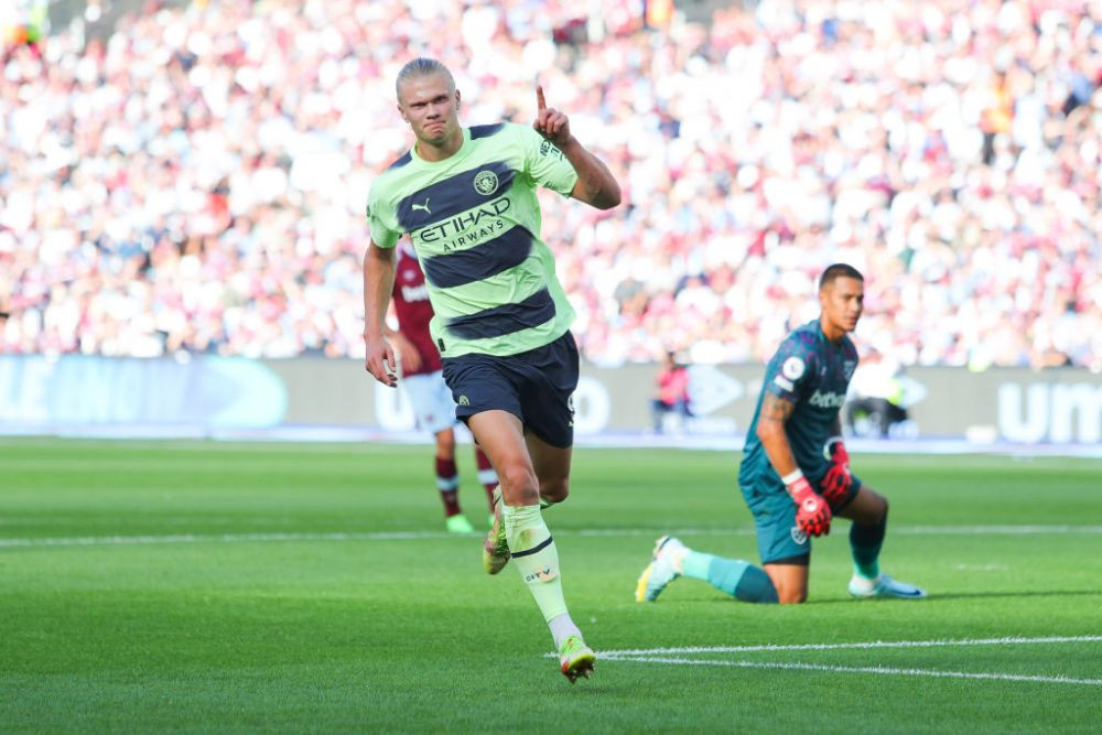 Debut cu dreptul pentru Erling Haaland în Premier League. 