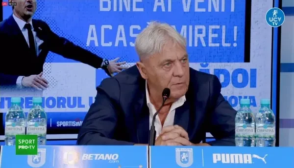 Mirel Rădoi, prezentat la Universitatea Craiova