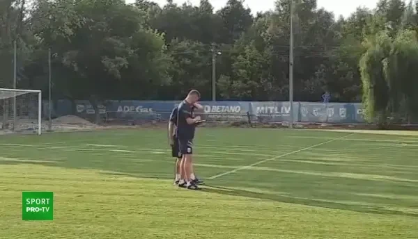 Mirel Rădoi a condus primul antrenament la Universitatea Craiova. Jucătorii &bdquo;exilați&rdquo; au revenit &icirc;n lot