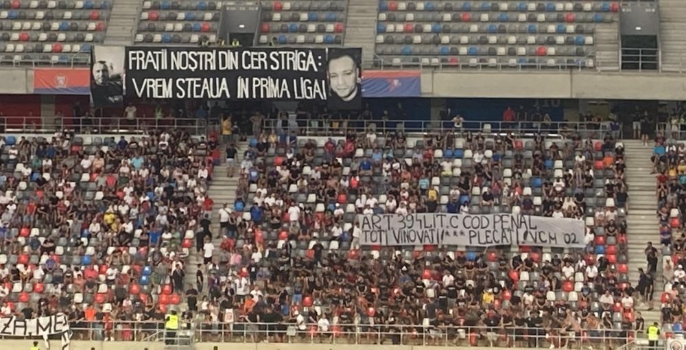 Gestul neașteptat făcut de galeria lui CSA Steaua, după ce echipa nu a obținut dreptul de promovare în Liga 1_8