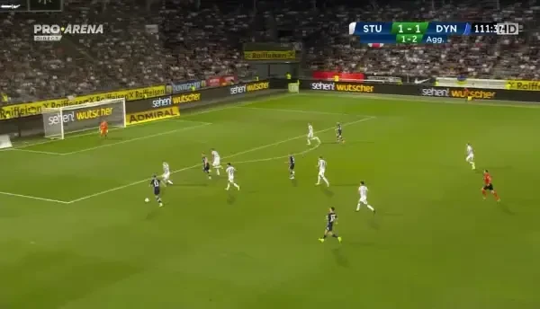 Sturm Graz - Dinamo Kiev 1 - 2: Gol Viktor Tsygankov