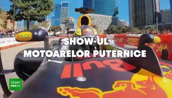 Red Bull Racing încinge atmosfera în București pe 10 septembrie