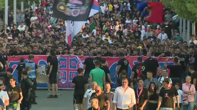 FCSB - DAC Dunajska | Atmosferă incendiară la Arena Națională înaintea meciului. Cum și-a susținut Peluza Nord favoriții_5