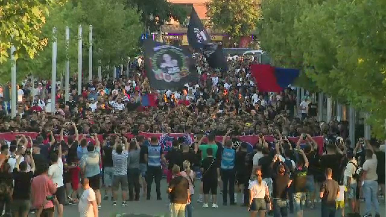 FCSB - DAC Dunajska | Atmosferă incendiară la Arena Națională înaintea meciului. Cum și-a susținut Peluza Nord favoriții_7