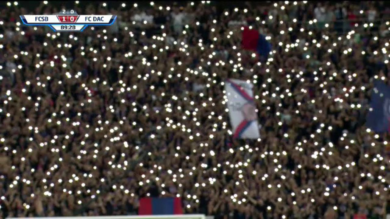 Momente de senzație pe Arena Națională! Fanii FCSB au oferit imaginile serii! Super-atmosfera făcută pe finalul meciului _1