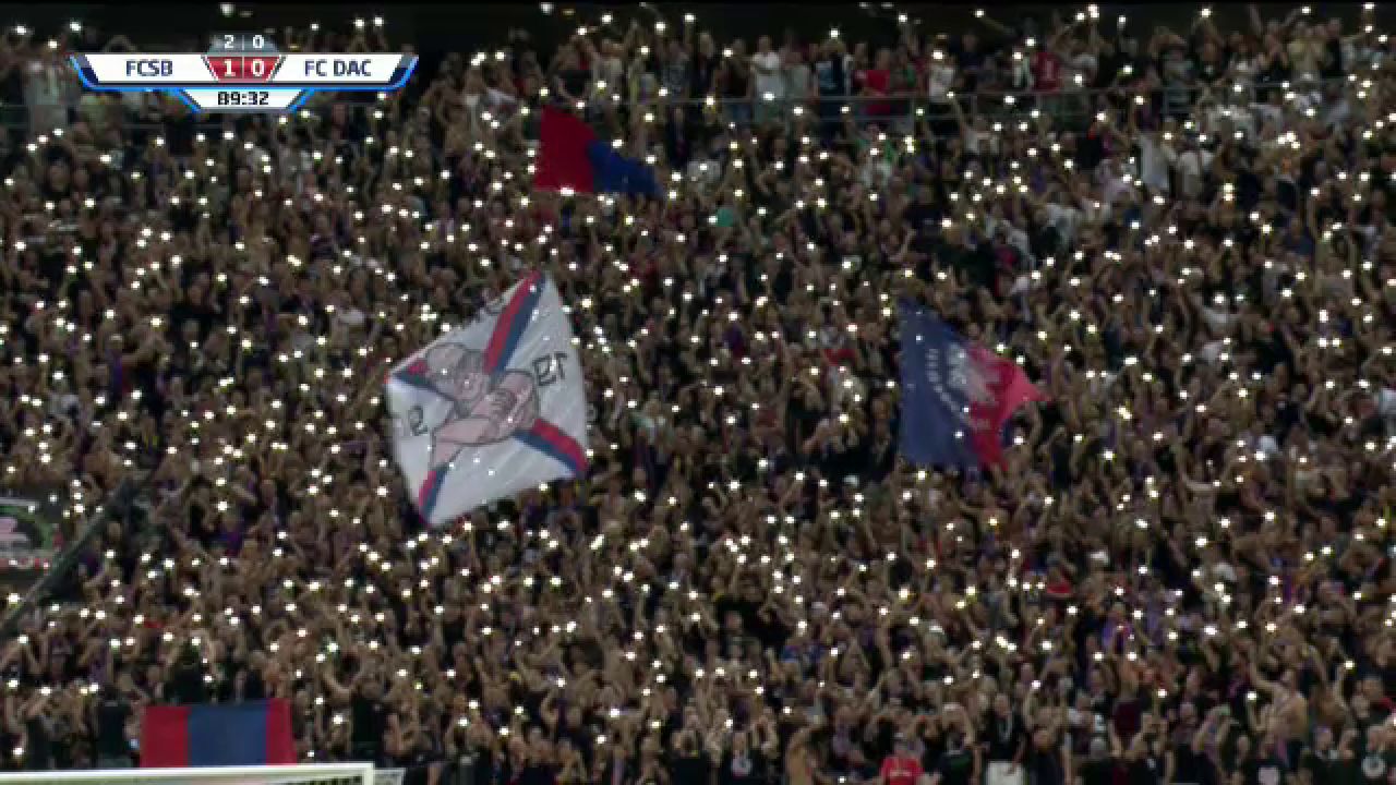 Momente de senzație pe Arena Națională! Fanii FCSB au oferit imaginile serii! Super-atmosfera făcută pe finalul meciului _2