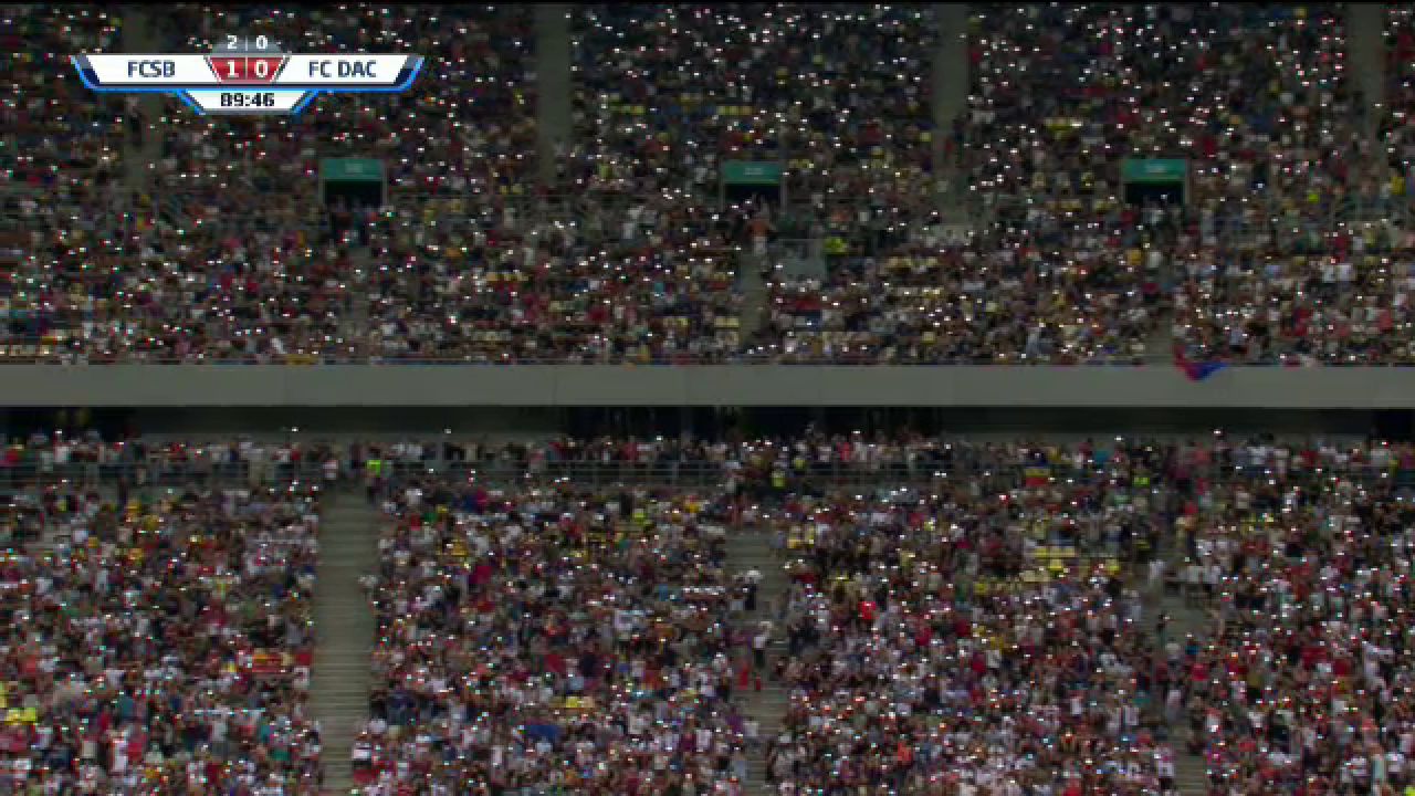 Momente de senzație pe Arena Națională! Fanii FCSB au oferit imaginile serii! Super-atmosfera făcută pe finalul meciului _5