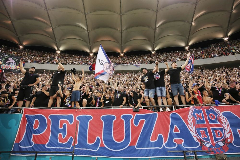 &rdquo;40.000 acolo, 1.000 acolo. Asta e Steaua!&rdquo;. Gigi Becali, &icirc;n extaz după atmosfera creată de fani pe Arena Națională