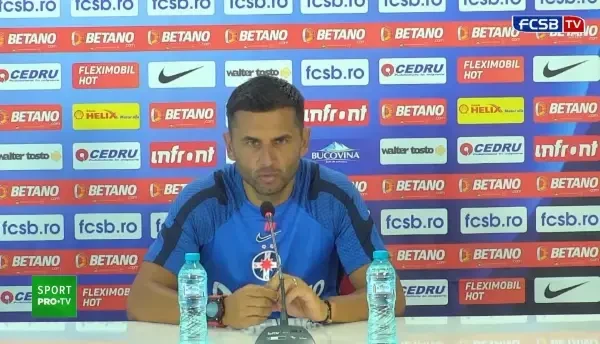 Conferință Dică înaintea meciului FCSB - Chindia Târgoviște (13 aug. 2022)