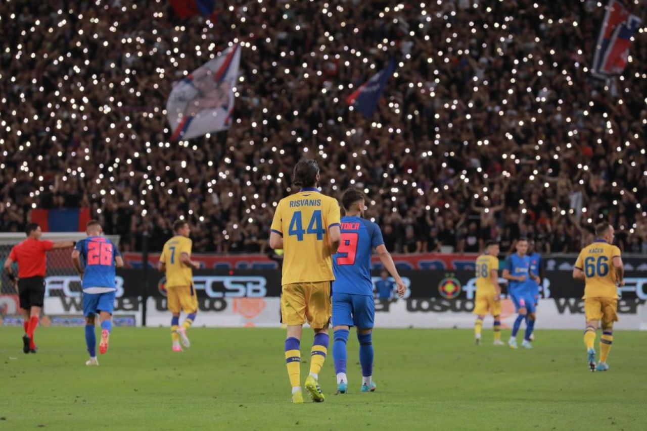 Suporterii de la Peluza Nord și-au anunțat prezența la meciul FCSB-Viking! Unde vor sta. Meciul este joi, ora 21:30, la PRO TV și VOYO_6