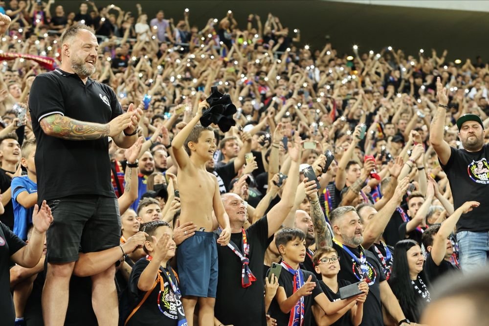 Suporterii de la Peluza Nord și-au anunțat prezența la meciul FCSB-Viking! Unde vor sta. Meciul este joi, ora 21:30, la PRO TV și VOYO_8