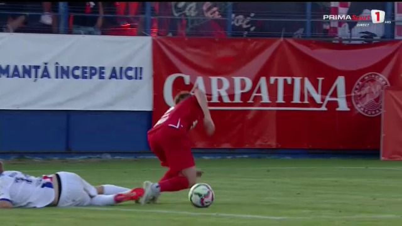 A fost sau nu a fost penalty în Dinamo - Oțelul Galați? Răspunsul oferit de Marius Avram nu lasă loc de interpretări_1