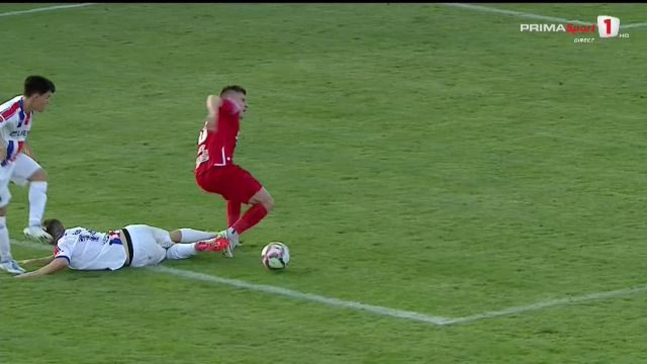 A fost sau nu a fost penalty în Dinamo - Oțelul Galați? Răspunsul oferit de Marius Avram nu lasă loc de interpretări_2