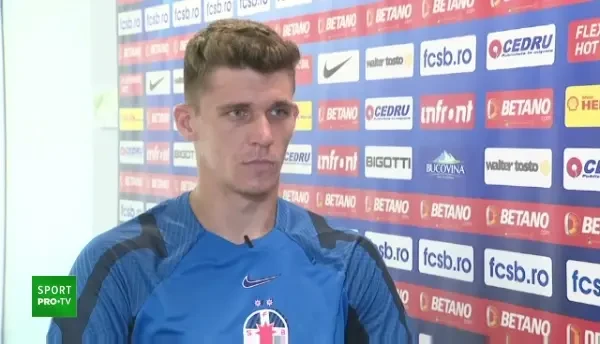 Ștefan Târnovanu, înaintea meciului cu Viking (17/08/2022)