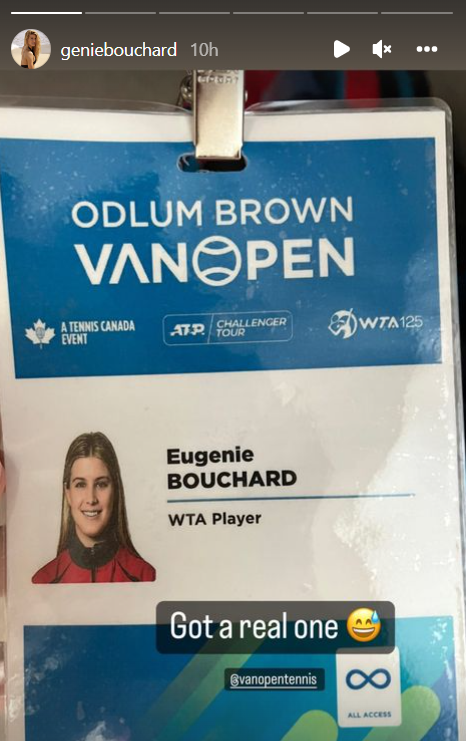 Asta pățești când nu mai joci tenis! Ce poză i-au putut pune pe acreditare canadiencei Eugenie Bouchard: sportiva s-a revoltat_36