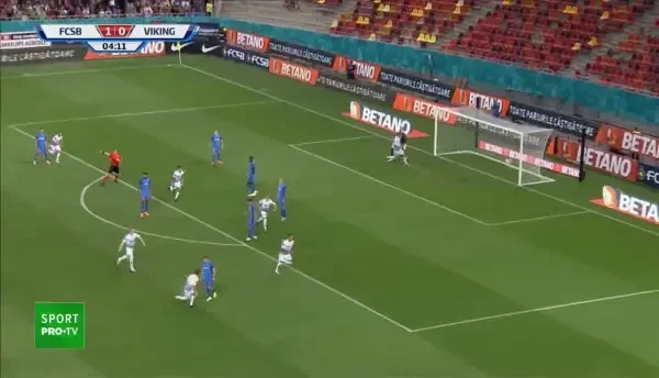 FCSB - Viking 1-1 | Gol Kevin Kabran, min. 4