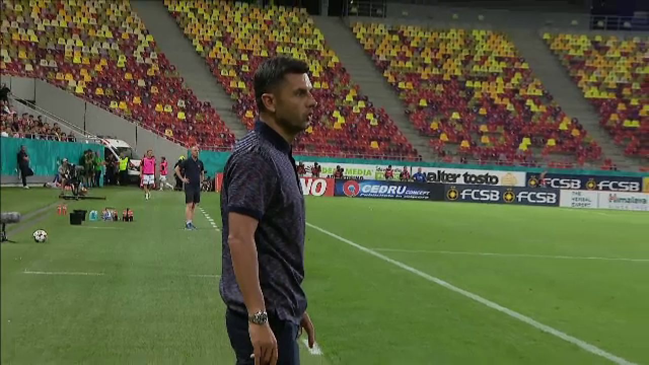 Lui Dică nu i-a venit să creadă! Reacția antrenorului de la FCSB, după al doilea gol al lui Viking_7