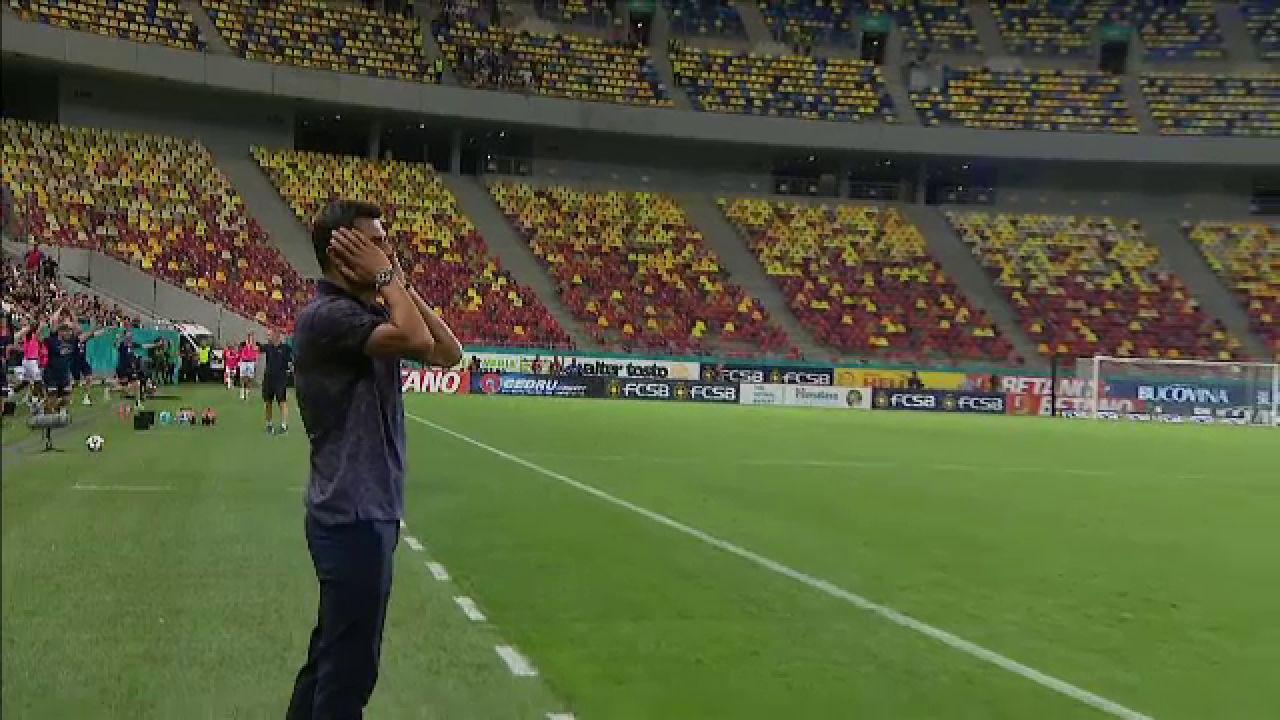 Lui Dică nu i-a venit să creadă! Reacția antrenorului de la FCSB, după al doilea gol al lui Viking_9