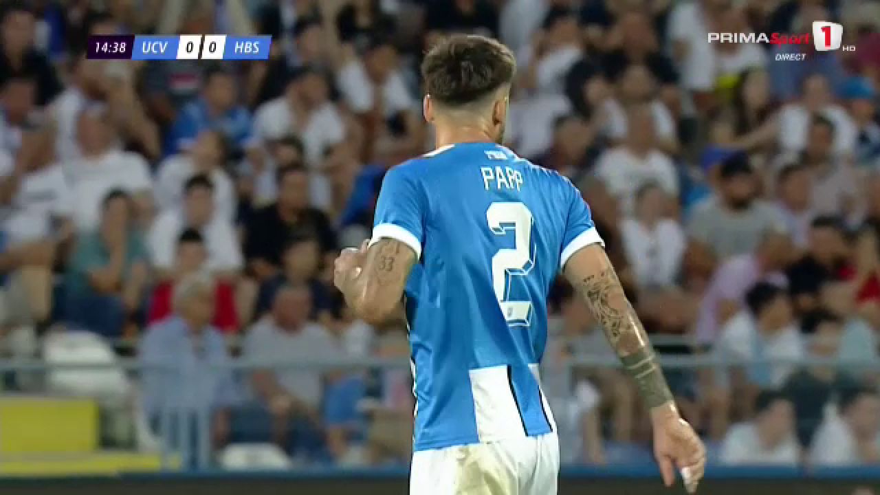 Craiova - Beer Sheva | Motivul pentru care Paul Papp a văzut cartonașul roșu după fluierul final al primei reprize_1