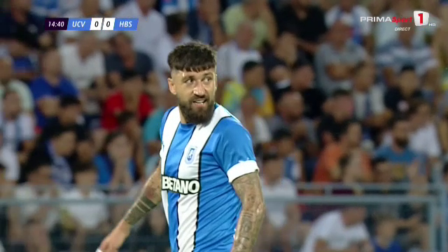 Craiova - Beer Sheva | Motivul pentru care Paul Papp a văzut cartonașul roșu după fluierul final al primei reprize_2