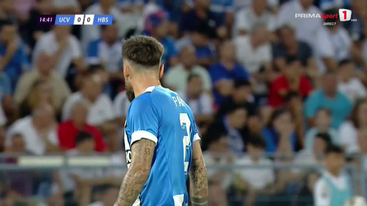 Craiova - Beer Sheva | Motivul pentru care Paul Papp a văzut cartonașul roșu după fluierul final al primei reprize_3