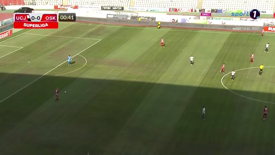 U Cluj - Sepsi Sf. Gheorghe 0 - 1 | Echipa lui Bergodi urcă pe podium &icirc;n Superliga