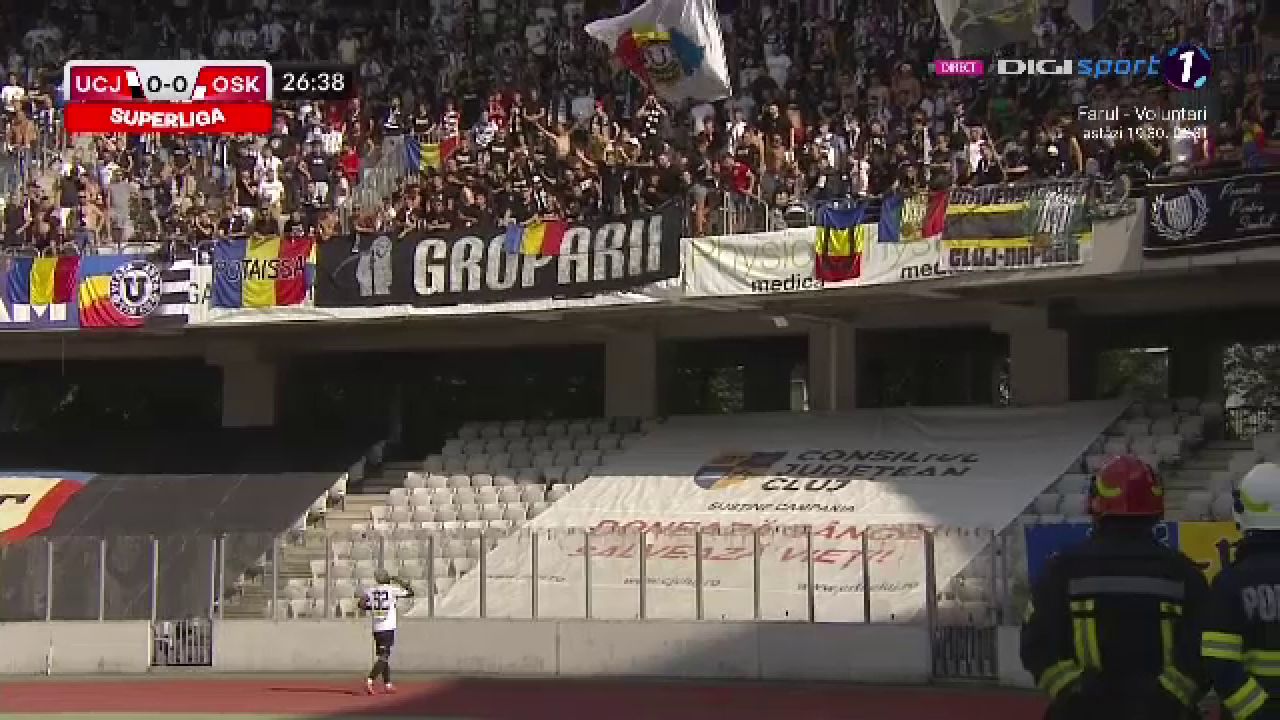 Colțescu a oprit meciul U Cluj - Sepsi din cauza scandărilor la adresa Ungariei! Jucătorii, trimiși la vestiare_7