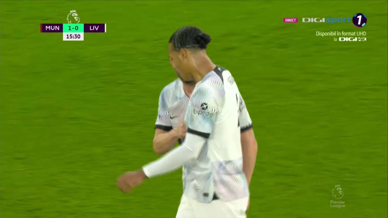 Reacția incredibilă a jucătorilor lui Liverpool după golul marcat de Sancho. Ce s-a întâmplat cu van Dijk_2