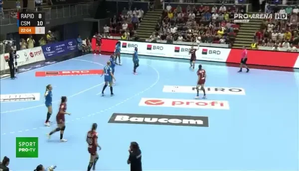 Supercupa Rom&acirc;niei la handbal feminin: Rapid - CSM București 9-10 | Buceschi &icirc;nscrie de la 7 metri