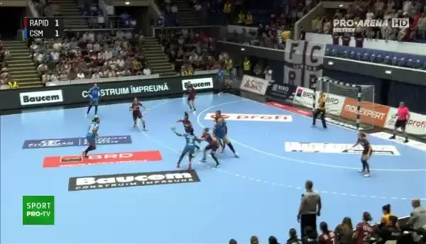 Supercupa Rom&acirc;niei la handbal feminin: Rapid - CSM București 2-2