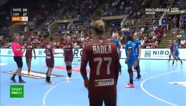 Supercupa României la handbal Feminin: Rapid - CSM București | Gol spectaculos al lui Kanor
