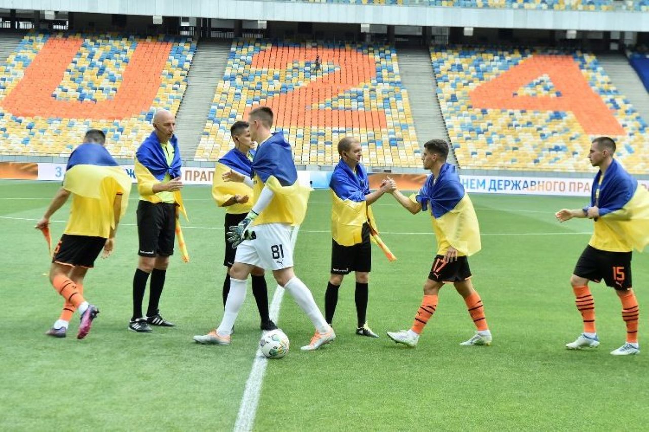 Campionatul de fotbal din Ucraina s-a reluat! Șahtior Donețk a jucat în primul meci, disputat în capitala Kiev_9