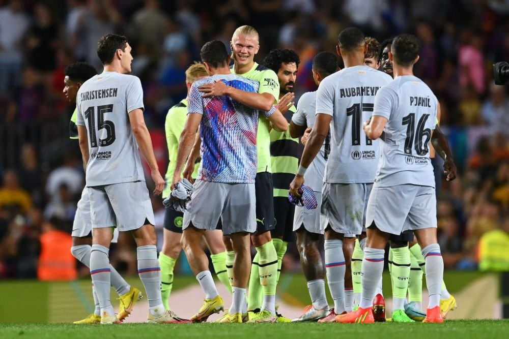 FC Barcelona și Manchester City, egale într-un amical caritabil de lux! Șase goluri marcate pe Camp Nou! Haaland s-a făcut de râs _38
