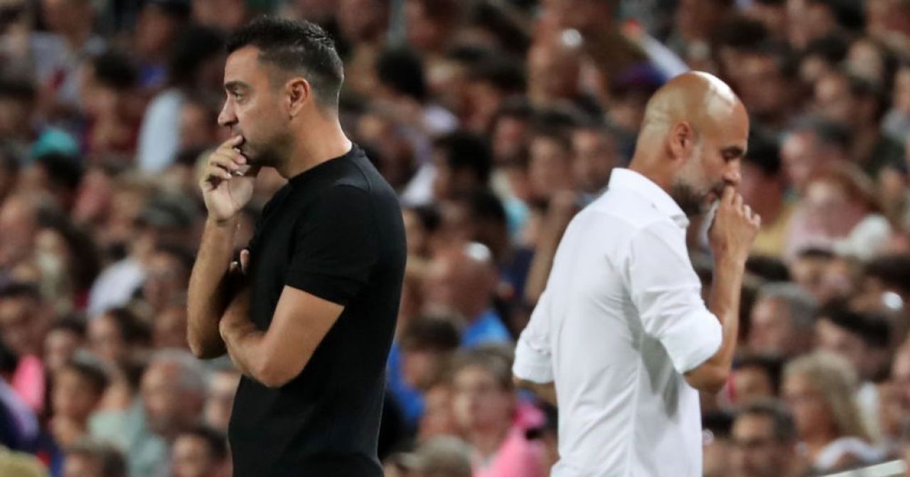 Xavi Hernandez și Pep Guardiola, conferință la comun după amicalul caritabil! Antrenorii au vorbit de Bernardo Silva: „Îi place Barcelona!” _6